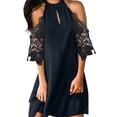 thumbnail image 1 of Vestido de verano con hombros descubiertos para mujer Pompotops  ghjkhdj11702, 1 of 8