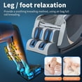 thumbnail image 6 of BestMassage 4D Massage Chair,Full Body Zero Gravity Recliner Chair with Smart Large Screen Bluetooth Heat Foot Roller,Grey, 6 of 7