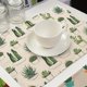 thumbnail image 3 of Mantel individual con estampado de cactus, resistente al calor y lavable, elegante, para proteger la mesa, los cuencos y las tazas (n.° 1), 3 of 3