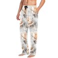 thumbnail image 2 of FORMRS Mens Pajama Pants with Pockets Soft Cotton Sleepwear Lounge Bottoms, Sizes S-2XL, Beautiful Floral, 2 of 7