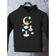 thumbnail image 3 of Kids On Clouds With Moon Hoodie Toddler -Image by Shutterstock,  5 Toddler, 3 of 4