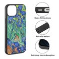thumbnail image 2 of FINCIBO Soft Rubber Protector Cover Case for Apple iPhone 14 6.1" 2022, Irises Vincent Van Gogh, 2 of 5