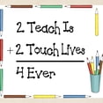 thumbnail image 3 of CafePress - 2 Teach Is 2 Touch Lives 4 Ev Tote Bag - Unisex Canvas Tote Bag, Beige, 1-Piece, 3 of 7