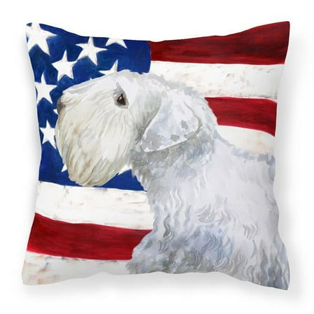 Sealyham Terrier Patriotic Fabric Decorative Pillow