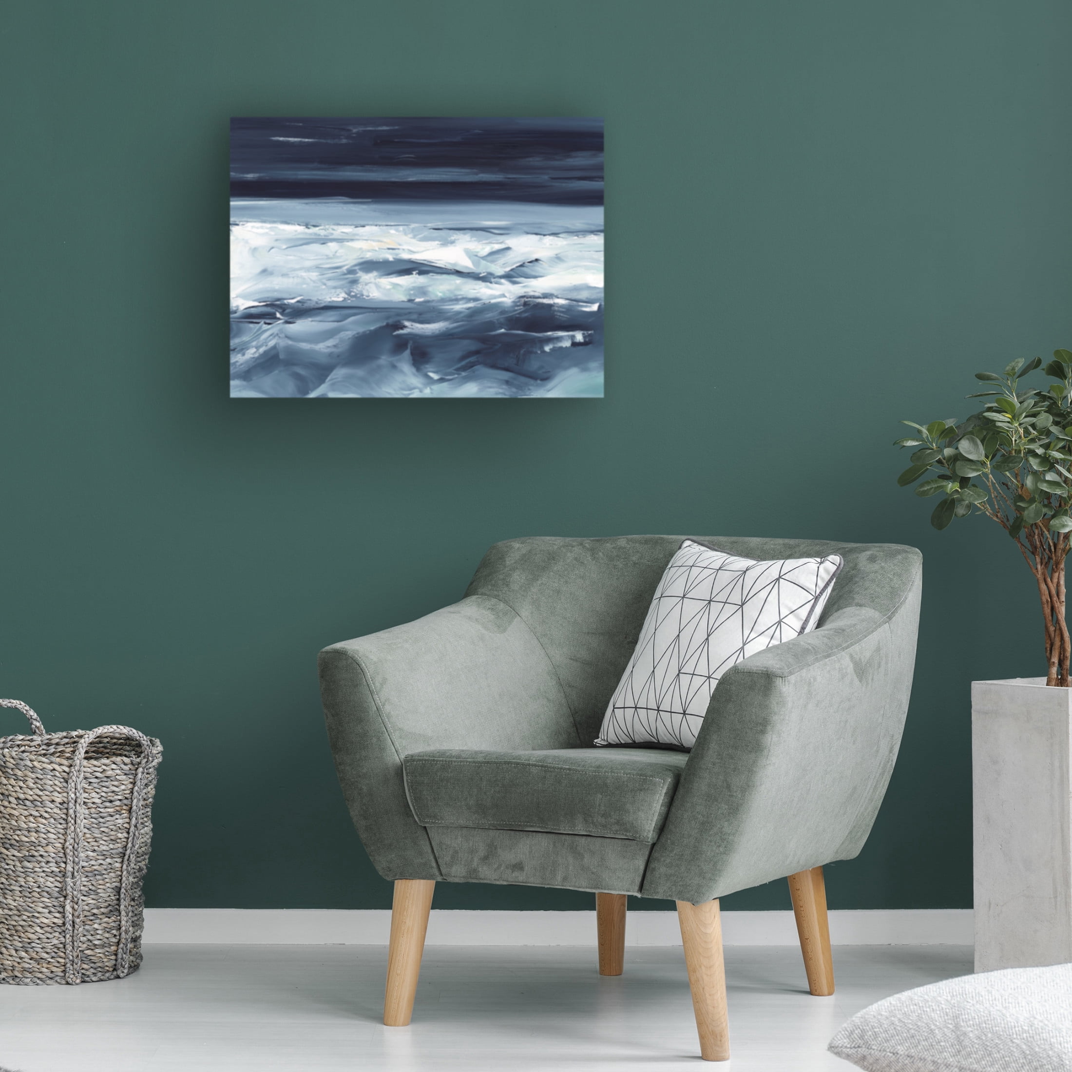 Trademark Fine Art Ethan Harper Moonlit Ocean I Canvas Wall Art