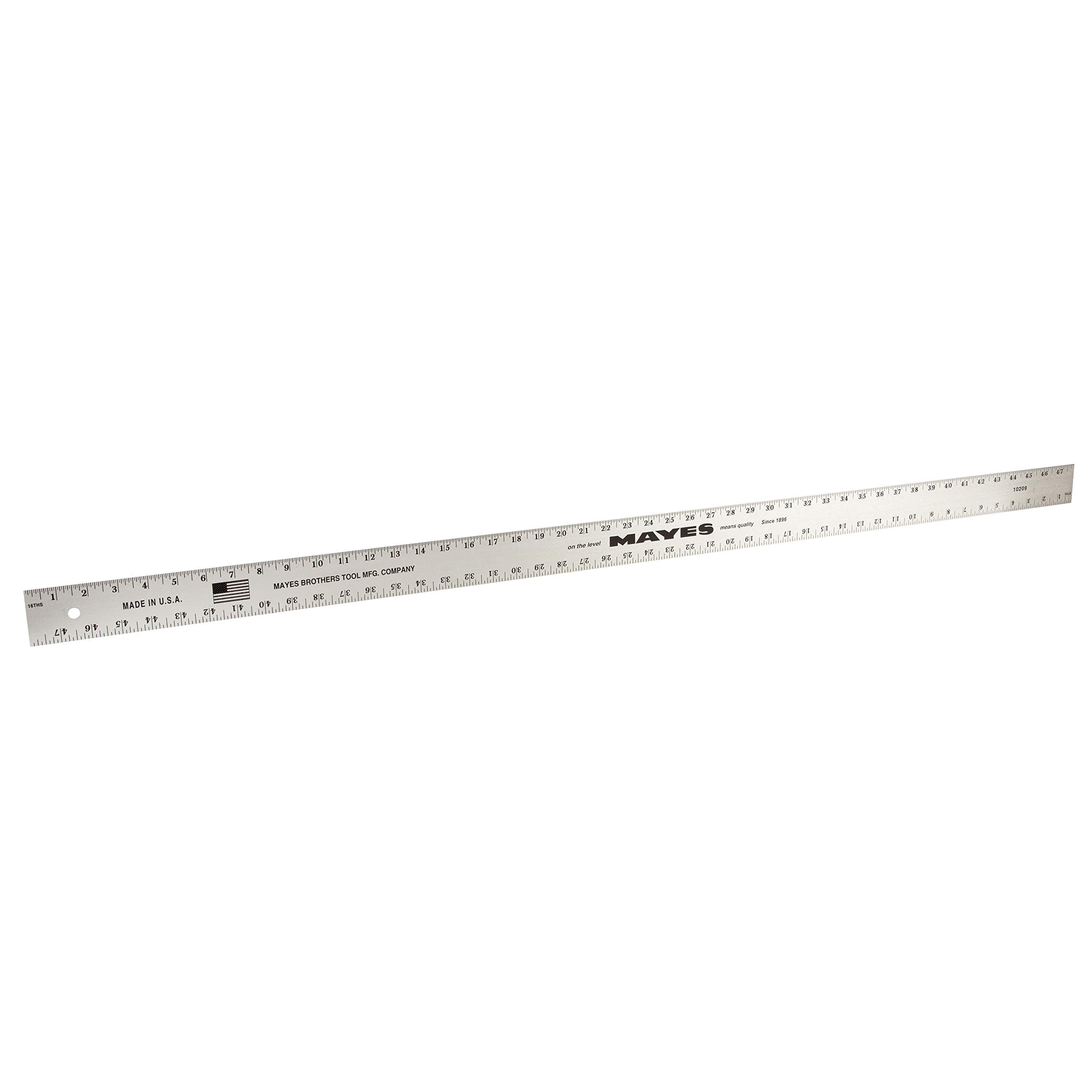 Ruler Mayes 10209, 122 cm, aluminio, borde recto, resistente | Bodega ...