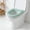 Green, variant on Thickened Jacquard Fabric Toilet Seat Cover | Washable Zippered Cushion | Large Size 44x38cm | Soft Fleece for Warmth & Comfort | Bathroom Accessory