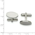 thumbnail image 3 of Stainless Steel Oval Cufflinks Cuff Link Collar Stay, 3 of 7