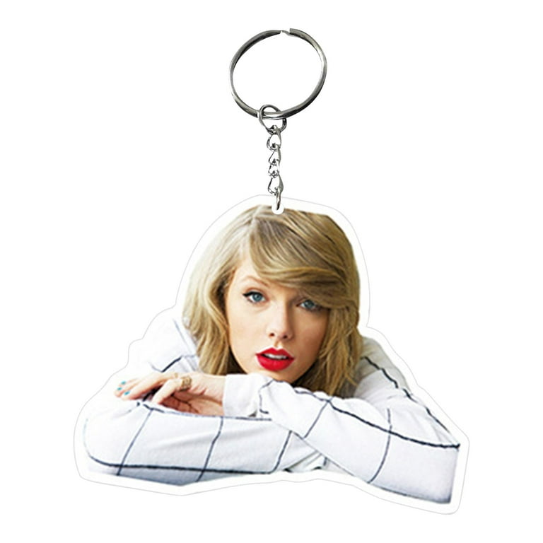 Taylor Swift,Taylor Swift Merch,1989 Taylors Version,Cartoon Keychain  Acrylic Pendant Decoration Supporter's Gift Car Keychain Backpack Keychain