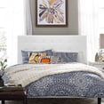 thumbnail image 4 of Modway Paisley Tufted Full / Queen Upholstered Faux Leather Headboard in White, 4 of 4