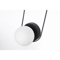 thumbnail image 6 of Elegant Lighting Silas 6 Inch Outdoor Wall Sconce In Black, 6 of 8