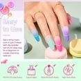 thumbnail image 4 of AZUREBEAUTY Dip Powder Nail Kit, 4 Vibrant Pastel Green Pink Purple Colors, Base/Top Coat Activator, DIY Manicure, 4 of 6