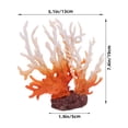 thumbnail image 2 of Plante de Corail Faux Résine Récif de Corail Décor pour Aquarium Paysage Décor, 2 of 6