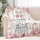 thumbnail image 1 of LHSHID Christian Gifts for Women Ultra Soft Religious Gifts Blanket with Bible Verse and Inspirational Thoughts Warm Plush Prayers Blanket Get Well Soon Gifts for Men Women 50"x60", 1 of 6