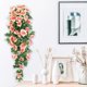 thumbnail image 5 of Guirnalda de rosas artificiales de 36 pulgadas | Enredadera floral colgante | 17 flores por guirnalda | Decoración interior y exterior | Arreglo de arco para fiesta de bodas | Paquete de 2, 5 of 7