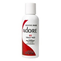 Adore Semi-Permanent Haircolor #060 Truly Red 4oz (Pack of 2)