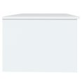 thumbnail image 2 of vidaXL Table Basse Blanche 102x50x36 cm Bois Manufacturé, 2 of 5