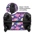 thumbnail image 4 of Lsque Skull rainbow mushroom colorful Printed Luggage Cover, Travel Luggage Protector,Scratch and Dirt Resistant, Fits 18-32 Inch Luggage - Small, 4 of 9