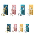thumbnail image 4 of Billuyoard Gancho de pared Soporte para lavabo Colgador de almacenamiento de doble capa plegable Patrones de dibujos animados sin rastro Ventosa Juegos de accesorios de baño Animal 1, 4 of 6