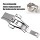 thumbnail image 4 of Butterfly Deployment Buckle Butterfly Deployment Watch Butterfly Deployment Butterflyshape Deployment Buckle Automatic Double Click Metal Clasp Strap For Watch Male ANGGREK FBZP29, 4 of 8