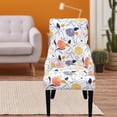 thumbnail image 4 of Elastic Printing Armchair Cover for Dining Room Banquet Home Machine Washable , Flower, 4 of 8