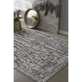 thumbnail image 3 of 7' Grey Machine Woven Abstract  Indoor Runner Rug, 3 of 3