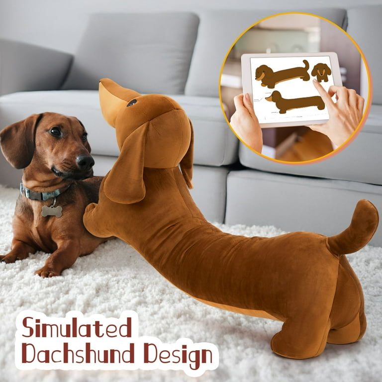 Giant Dachshund Dog Stuffed Animal Body Pillow photo 7