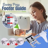 Sewing Press Footer Guide Sew Easy Presser Sewing Accessory Stitching Consistent