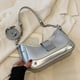 thumbnail image 5 of Bolsa A Cuestas Bolsa Hobo para mujer, Bolsa para axila con cadena, Bolsa de mano informal de cuero PU sólido para mujer, monedero suave Sywqhk Para Estrenar, 5 of 9