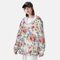 thumbnail image 3 of Lsque Rose Flowers UPF 50+ Lightweight Sun Protection Men's Women's Long Sleeve Shirt, Hoodie Performance -3X-Large, 3 of 9