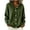 Army Green, variant on Cardigan Sweaters for Women Hooded Long Sleeve Loose Fit Button down Sweater Coat Fall Casual Warm Knit Outerwear Gray M