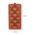 thumbnail image 3 of Molde Way to Celebrate de Silicón en Forma de Corazones para Chocolates, 3 of 4