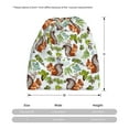 thumbnail image 3 of Yiaed Mosaic Forest Squirrel Print Multifunction Beanie Hats for Women Men Slouchy Knit Beanie Hat Winter Hat Scarf Stretch Skull Cap, 3 of 8