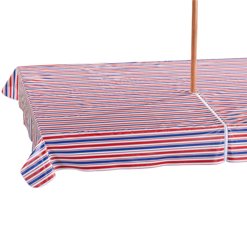 Patriotic Zippered Umbrella Table Cover