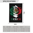 thumbnail image 3 of Mexico Flag Roses Funny Garden Flag,Vertical Double Sized Personalized Flag Outside Decoration Yard Flag 28"X40", 3 of 9