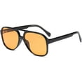 thumbnail image 1 of Gafas de sol clásicas de aviador vintage para mujeres y hombres, gafas de sol retro de los años 70 con montura grande Adepaton WMPH-877-3, 1 of 6