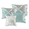 thumbnail image 4 of Gracie Mills Mitchell 6-Piece Daybed Bedding Set Aqua Grey Twin GRACE-7775, 4 of 5