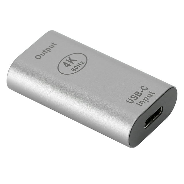Adaptador tipo C hembra a HDMI hembra, miniconvertidor de vídeo 4K 60Hz para Windows y Android