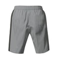 thumbnail image 4 of kamemir Mens Athletic Shorts Mens Shorts Casual Comfortable Workout Shorts Drawstring Pockets Elastic Waist(Dark Gray,L), 4 of 6