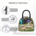 thumbnail image 5 of Lsque Pikmin Print Lunch Bag, Insulated Lunch Box, Small Leakproof Cooler Food Lunch Containers Reusable High Capacity Lunch Tote Bags for Work, Travel, Outdoor, 5 of 8