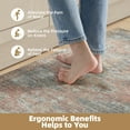 thumbnail image 4 of OEAKAY Anti Fatigue Kitchen Mat, Ergonomic Cushioned & Waterproof, Extra Thick Non-Slip Backing, Easy Care Persian Design 24"x87" Kitchen Mats for Floor, 4 of 8