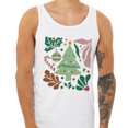 thumbnail image 2 of Boho Holiday Collage Tank Top Unisex Large White, 2 of 5