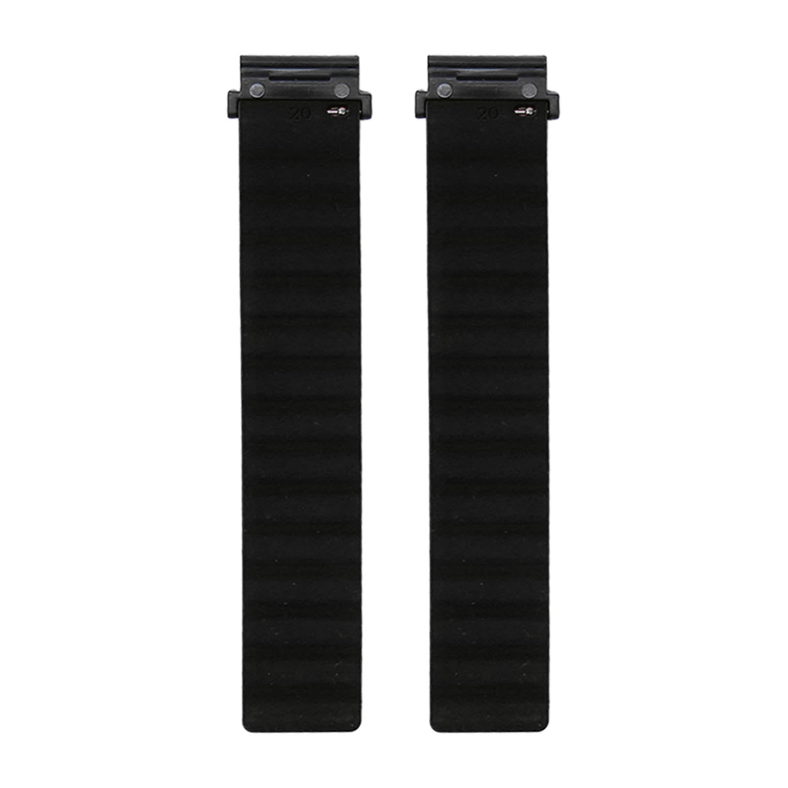 Magnetic Watch Band Adjustable Quick Release Silicone Watch Strap 20mm Fit for Garmin Fenix 7S 6S 5S Black Walmart