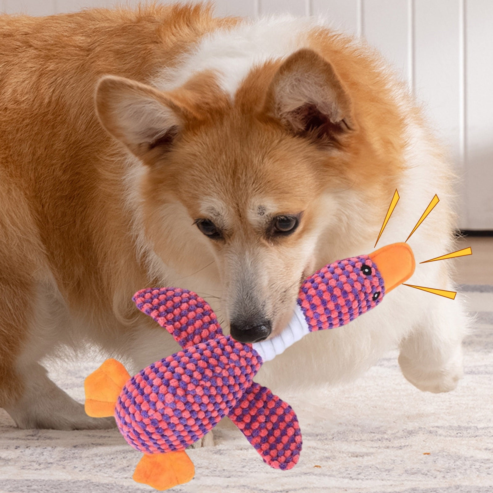 3 Set of Indestructible Dog Toy Cuddly Toy Dog Toy For Dogs Puppy Toy Dog Toy Cuddly Toy With Squeaker