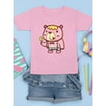 thumbnail image 3 of Bear Eating A Popsicle T-Shirt Juniors -Image by Shutterstock,  Medium, 3 of 4