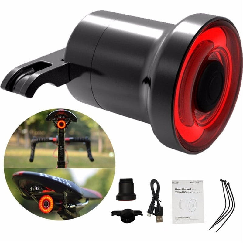 XLite100 Bicycle Smart Brake Light Sense LED USB Tail Light