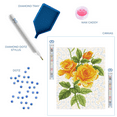thumbnail image 5 of Diamond Dotz Yellow Rose Bouquet Diamond Painting Kits for Adults - Diamond Art Kits a Relaxing Creative Craft Kit with Dotz Gems 14.2x11, 5 of 6