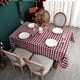 thumbnail image 4 of Mantel impermeable Essifunia rojo y verde a cuadros 147 x 260 cm, 4 of 9