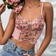 thumbnail image 3 of Top de mujer Odeerbi Fajas Bodyshaper Control de Barriga Malla de encaje Patchwork Corto, 3 of 7