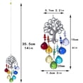 thumbnail image 2 of H&D Crystal Suncatcher Tree of Life Window Ornament with 20mm Crystal Ball Prism, 2 of 5